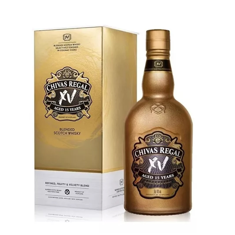 	Chivas XV Gold Estuche 750	